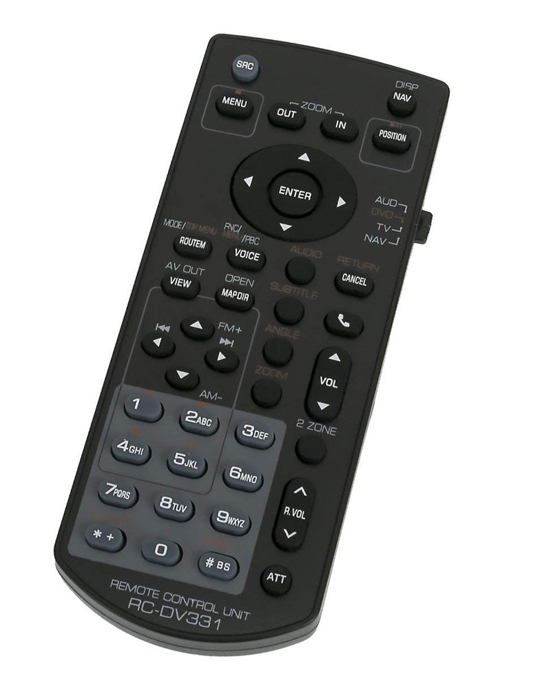 UBay RC-DV331 KNA-RCDV331 Replacement Remote for Kenwood Receiver Navigation System Ddx516, Kvt-516, Ddx616 - Image 1